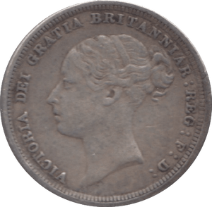 1883 SIXPENCE ( VF ) - SIXPENCE - Cambridgeshire Coins