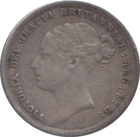 1883 SIXPENCE ( VF ) - SIXPENCE - Cambridgeshire Coins