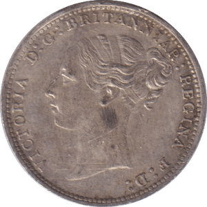 1883 THREEPENCE ( EF ) - SIXPENCE - Cambridgeshire Coins