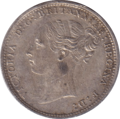 1883 THREEPENCE ( EF ) - SIXPENCE - Cambridgeshire Coins