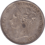 1883 THREEPENCE ( EF ) - SIXPENCE - Cambridgeshire Coins