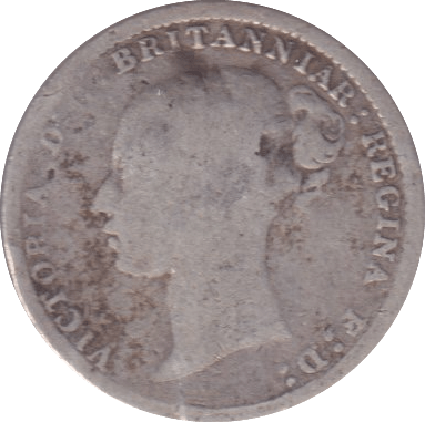 1883 THREEPENCE ( FAIR ) 2 - Threepence - Cambridgeshire Coins