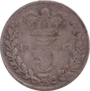 1883 THREEPENCE ( FAIR ) - Threepence - Cambridgeshire Coins