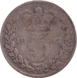 1883 THREEPENCE ( FAIR ) - Threepence - Cambridgeshire Coins