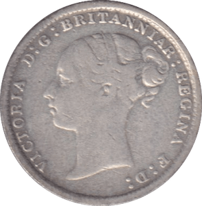 1883 THREEPENCE ( FINE ) - Three Half Pence - Cambridgeshire Coins