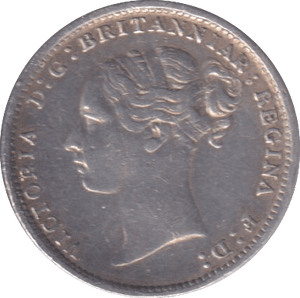 1883 THREEPENCE ( GVF ) - Threepence - Cambridgeshire Coins