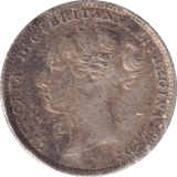 1883 THREEPENCE ( GVF ) - Threepence - Cambridgeshire Coins