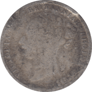 1883 THREEPENCE ( NF ) - THREEPENCE - Cambridgeshire Coins