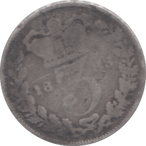 1883 THREEPENCE ( NF ) - THREEPENCE - Cambridgeshire Coins