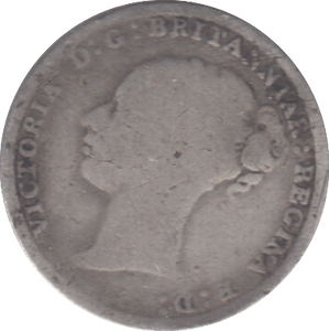 1883 THREEPENCE ( NF ) - THREEPENCE - Cambridgeshire Coins