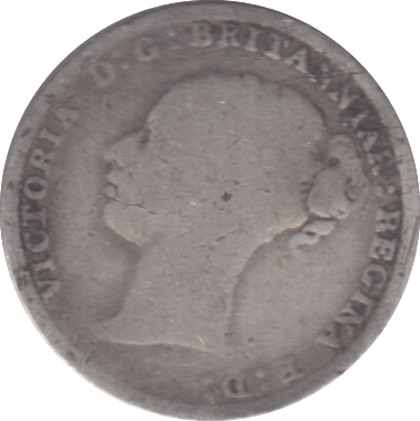 1883 THREEPENCE ( NF ) - THREEPENCE - Cambridgeshire Coins