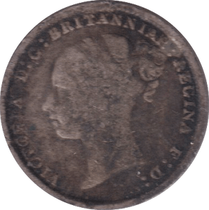 1883 THREEPENCE ( NF ) - THREEPENCE - Cambridgeshire Coins