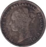 1883 THREEPENCE ( NF ) - THREEPENCE - Cambridgeshire Coins