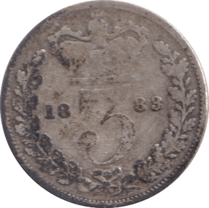 1883 THREEPENCE ( NF ) - WORLD COINS - Cambridgeshire Coins