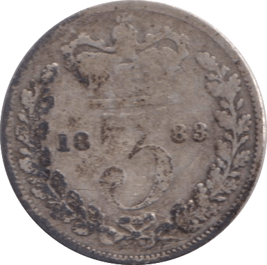 1883 THREEPENCE ( NF ) - WORLD COINS - Cambridgeshire Coins