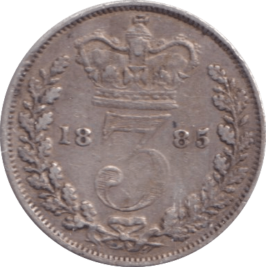 1883 THREEPENCE ( VF ) - Threepence - Cambridgeshire Coins