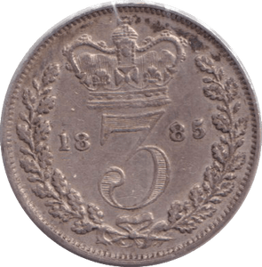 1883 THREEPENCE ( VF ) - WORLD COINS - Cambridgeshire Coins
