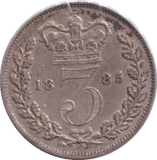 1883 THREEPENCE ( VF ) - WORLD COINS - Cambridgeshire Coins