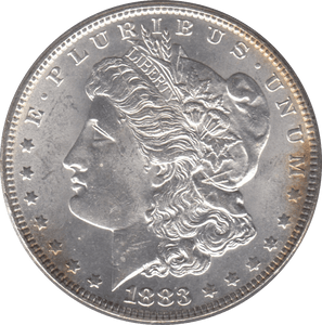 1883 USA SILVER MORGAN DOLLAR PHILADELPHIA - SILVER WORLD COINS - Cambridgeshire Coins