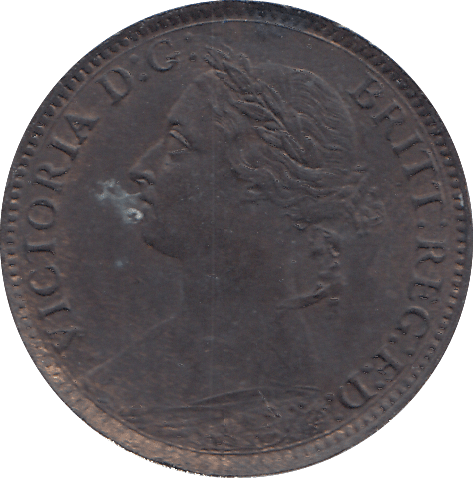 1884 FARTHING ( AUNC ) - FARTHING - Cambridgeshire Coins
