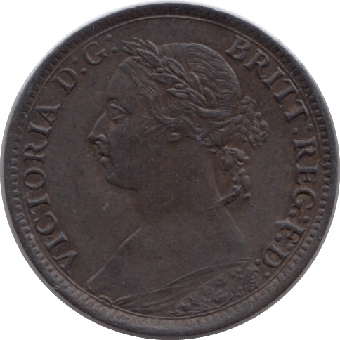 1884 FARTHING ( AUNC ) - Farthing - Cambridgeshire Coins
