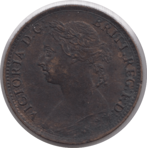 1884 FARTHING ( AUNC ) - Farthing - Cambridgeshire Coins