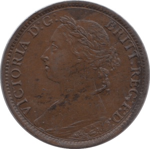 1884 FARTHING ( EF ) - Farthing - Cambridgeshire Coins