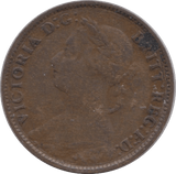 1884 FARTHING ( FINE ) - Farthing - Cambridgeshire Coins