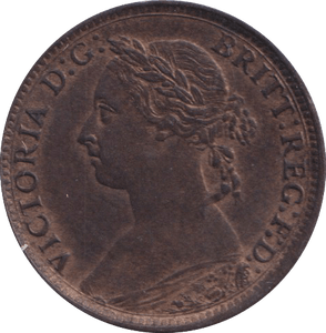 1884 FARTHING ( GVF ) - Farthing - Cambridgeshire Coins