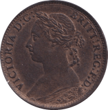 1884 FARTHING ( GVF ) - Farthing - Cambridgeshire Coins