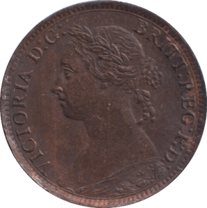 1884 FARTHING ( GVF ) - Farthing - Cambridgeshire Coins