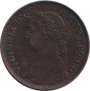 1884 FARTHING ( UNC ) - FARTHING - Cambridgeshire Coins