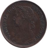 1884 FARTHING ( UNC ) - FARTHING - Cambridgeshire Coins