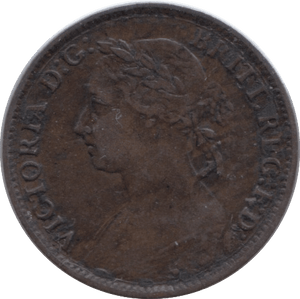 1884 FARTHING ( VF ) - Farthing - Cambridgeshire Coins