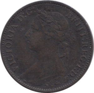 1884 FARTHING ( VF ) - Farthing - Cambridgeshire Coins