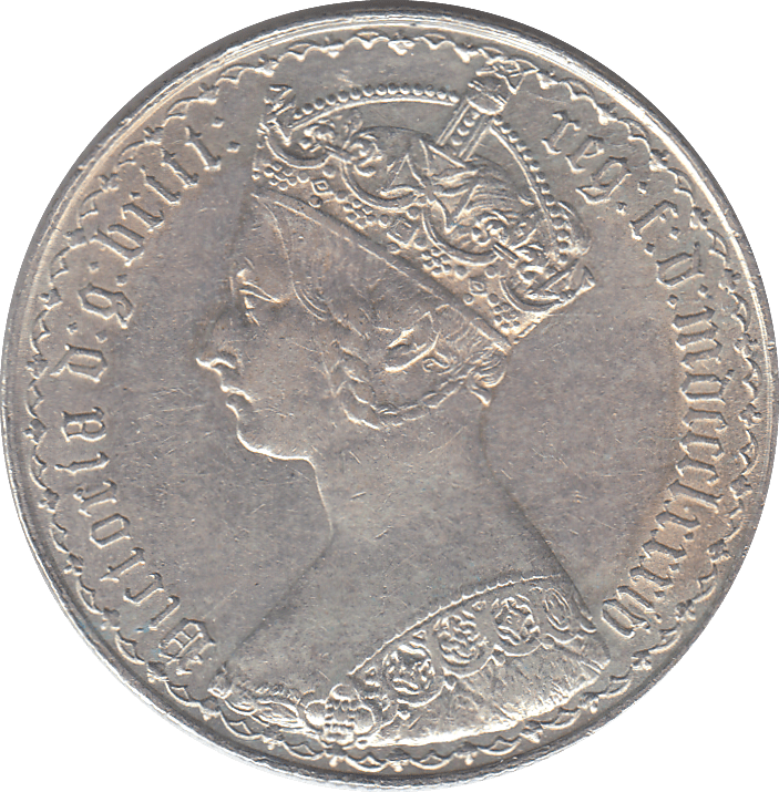 1884 FLORIN ( AUNC ) - FLORIN - Cambridgeshire Coins