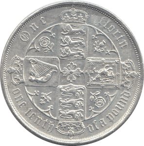 1884 FLORIN ( AUNC ) - FLORIN - Cambridgeshire Coins