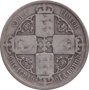 1884 FLORIN ( FAIR ) - FLORIN - Cambridgeshire Coins