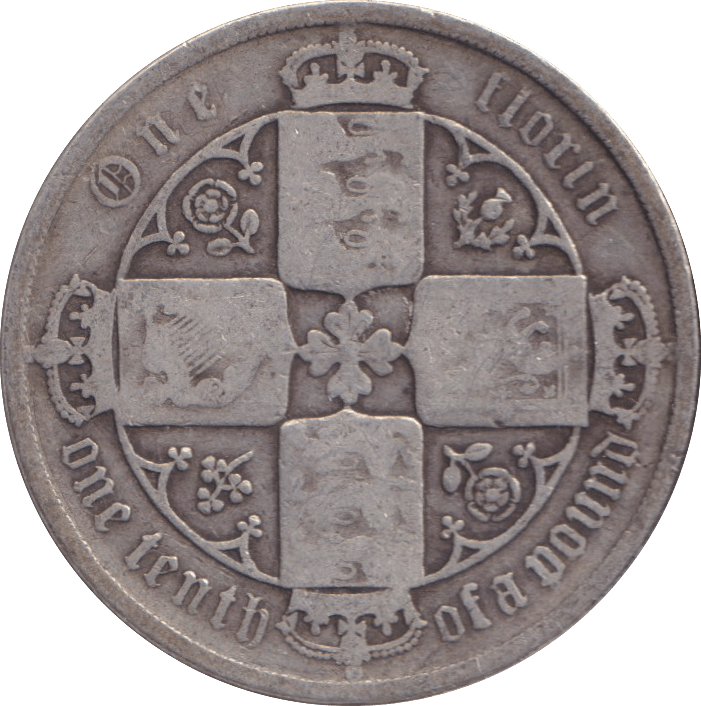 1884 FLORIN ( FAIR ) - FLORIN - Cambridgeshire Coins