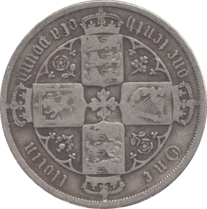 1884 FLORIN ( FINE ) - FLORIN - Cambridgeshire Coins