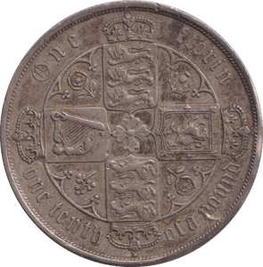 1884 FLORIN ( GF ) - FLORIN - Cambridgeshire Coins
