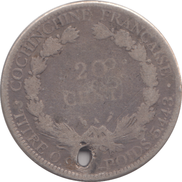 1884 FRANCE 20 CENTS - SILVER WORLD COINS - Cambridgeshire Coins