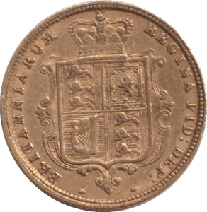1884 GOLD HALF SOVEREIGN ( EF ) - HALF SOVEREIGN - Cambridgeshire Coins