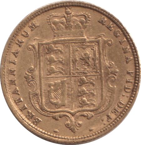 1884 GOLD HALF SOVEREIGN ( EF ) - HALF SOVEREIGN - Cambridgeshire Coins