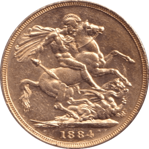 1884 GOLD SOVEREIGN ( AUNC ) MELBOURN MINT - SOVEREIGN - Cambridgeshire Coins