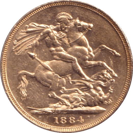 1884 GOLD SOVEREIGN ( AUNC ) MELBOURN MINT - SOVEREIGN - Cambridgeshire Coins