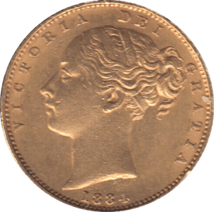 1884 GOLD SOVEREIGN ( AUNC ) MELBOURNE MINT - SOVEREIGN - Cambridgeshire Coins