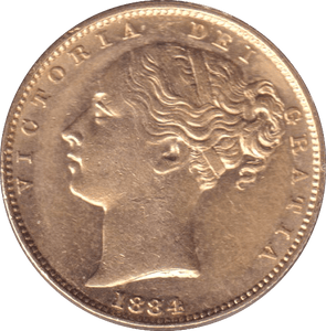 1884 GOLD SOVEREIGN ( AUNC ) MELBOURNE MINT - SOVEREIGN - Cambridgeshire Coins