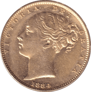 1884 GOLD SOVEREIGN ( AUNC ) MELBOURNE MINT - SOVEREIGN - Cambridgeshire Coins