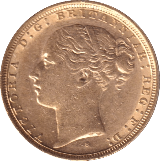 1884 GOLD SOVEREIGN ( AUNC ) - SOVEREIGN - Cambridgeshire Coins